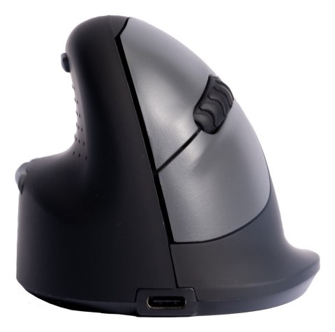 R-Go Pele HE ergonomiczna myszka lewa Bluetooth sidabrina