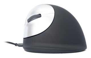 R Go Tools R-Go Pele HE ergonomisch links USB mittel juodas/silb retail