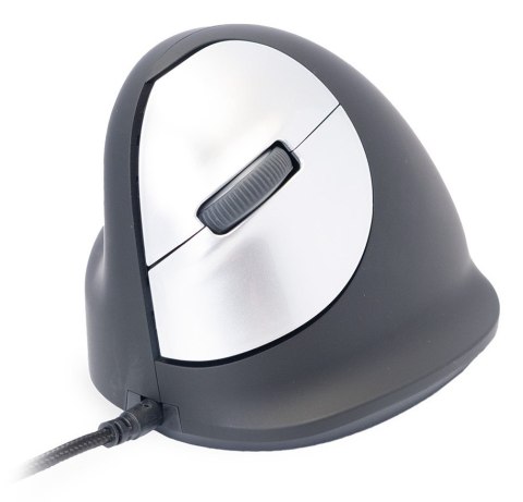 R Go Tools R-Go Pele HE ergonomisch links USB mittel juodas/silb retail
