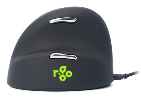 R Go Tools R-Go Pele HE ergonomisch links USB mittel juodas/silb retail