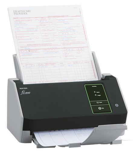 Ricoh fi-8040 ADF+Ręczny skaner pobierający 600 x 600 DPI A4 Czarny, Szary Ricoh fi-8040 ADF+Ręczny skaner pobierający 600 x 600 DPI A4 Czarny, Szary