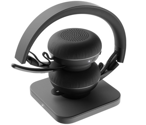 Słuchawki z mikrofonem Logitech Zone (981000854) Bluetooth Grafitowy