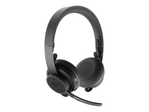 Słuchawki z mikrofonem Logitech Zone (981000854) Bluetooth Grafitowy