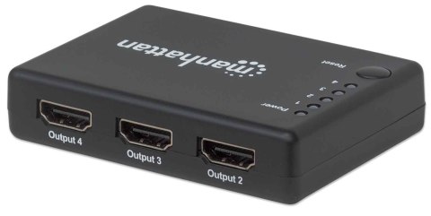 Manhattan 207706 rozgałęziacz telewizyjny HDMI 4x HDMI Manhattan 207706 rozgałęziacz telewizyjny HDMI 4x HDMI