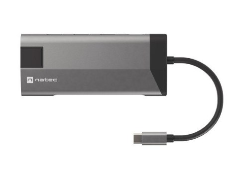 NATEC MULTIPORT ADAPTER FOWLER PLUS USB-C-> USB 3.0 3X, HDMI 4K, USB-C PD, RJ45, MICRO SD NMP-1690 NATEC MULTIPORT ADAPTER FOWLER PLUS USB-C-> USB 3.0 3X, HDMI 4K, USB-C PD, RJ45, MICRO SD NMP-1690
