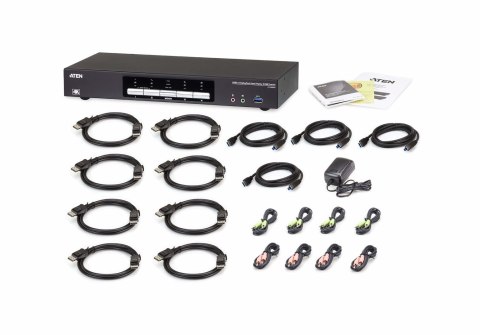 Przełącznik Aten 4-port USB 3.0 4K displayPort Przełącznik Aten 4-port USB 3.0 4K displayPort