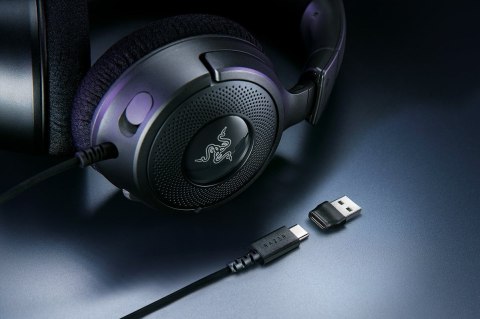 Razer Kraken V4 X Zestaw słuchawkowy Przewodowa Opaska na głowę Gaming USB Type-C / USB Type-A Czarny Razer Kraken V4 X Zestaw słuchawkowy Przewodowa Opaska na głowę Gaming USB Type-C / USB Type-A Czarny