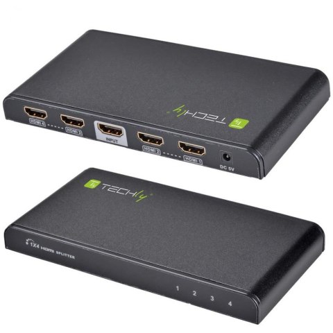 TECHLY SPLITTER HDMI 1/4 ULTRA HD 3D IDATA HDMI-4K4 TECHLY SPLITTER HDMI 1/4 ULTRA HD 3D IDATA HDMI-4K4