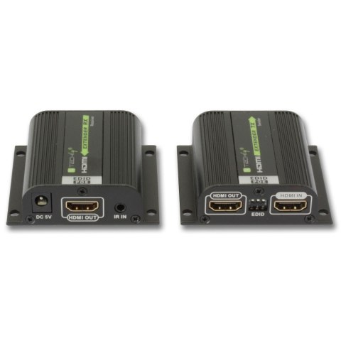 Techly IDATA EXT-E70POED przedłużacz AV Nadajnik i odbiornik AV Czarny Techly IDATA EXT-E70POED przedłużacz AV Nadajnik i odbiornik AV Czarny