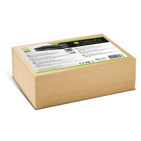 Techly IDATA HDMI2-4K4 rozgałęziacz telewizyjny HDMI 4x HDMI Techly IDATA HDMI2-4K4 rozgałęziacz telewizyjny HDMI 4x HDMI
