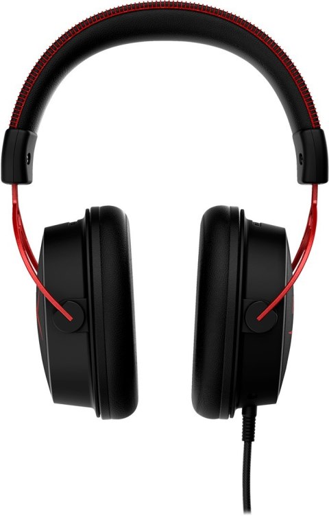 Zestaw słuchawkowy do gier HyperX Cloud Alpha czarno-czerwony, Przewodowy, 13 - 27000 Hz, Gaming, 298 g, Czerwony
