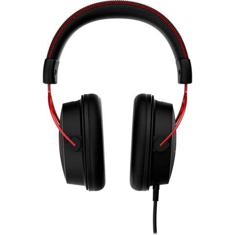 Zestaw słuchawkowy do gier HyperX Cloud Alpha czarno-czerwony, Przewodowy, 13 - 27000 Hz, Gaming, 298 g, Czerwony