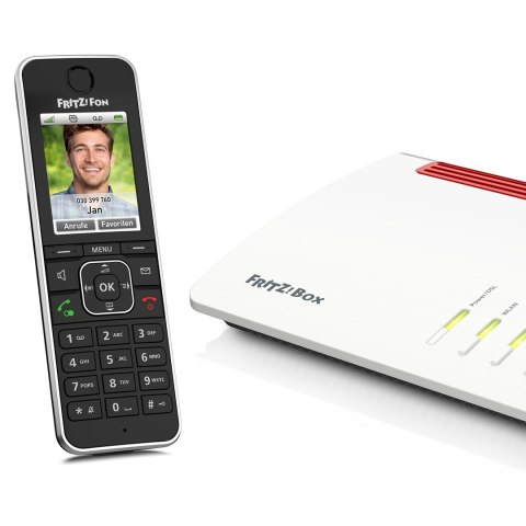 FRITZ!Fon C6 Telefon w systemie DECT Nazwa i identyfikacja dzwoniącego Czarny FRITZ!Fon C6 Telefon w systemie DECT Nazwa i identyfikacja dzwoniącego Czarny