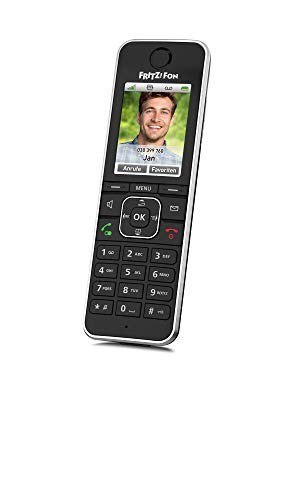 FRITZ!Fon C6 Telefon w systemie DECT Nazwa i identyfikacja dzwoniącego Czarny FRITZ!Fon C6 Telefon w systemie DECT Nazwa i identyfikacja dzwoniącego Czarny