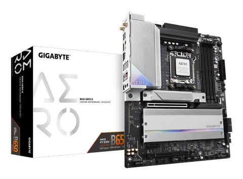 GIGABYTE B650 AERO G płyta główna AMD B650 Gniazdo AM5 ATX GIGABYTE B650 AERO G płyta główna AMD B650 Gniazdo AM5 ATX
