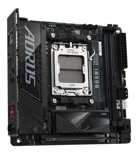 GIGABYTE B850I AORUS PRO płyta główna AMD B850 Gniazdo AM5 mini ITX GIGABYTE B850I AORUS PRO płyta główna AMD B850 Gniazdo AM5 mini ITX