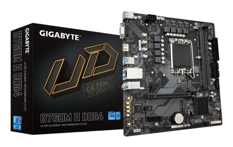 Gigabyte B760M H DDR4 (rev. 1.0) Intel B760 Express LGA 1700 micro ATX Gigabyte B760M H DDR4 (rev. 1.0) Intel B760 Express LGA 1700 micro ATX