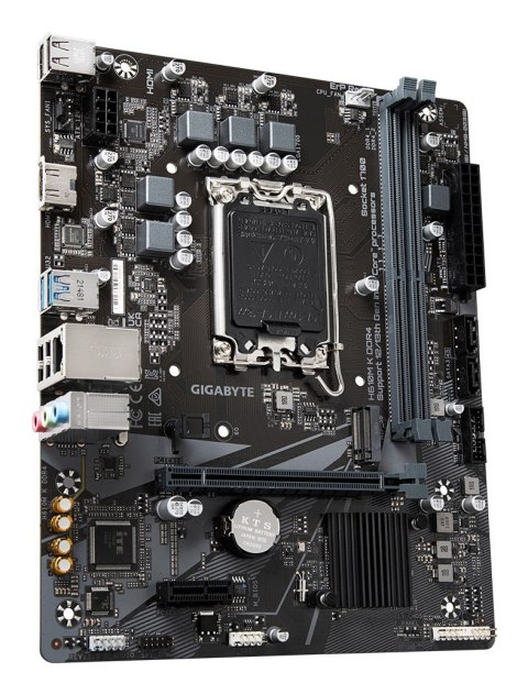 Gigabyte H610M K DDR4 1.0 płyta główna Intel H610 Express LGA 1700 micro ATX Gigabyte H610M K DDR4 1.0 płyta główna Intel H610 Express LGA 1700 micro ATX