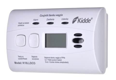 K10LLDCO KIDDE CZUJNIK TLENKU WĘGLA I CZADU K10LLDCO KIDDE CZUJNIK TLENKU WĘGLA I CZADU
