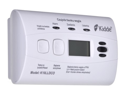 K10LLDCO KIDDE CZUJNIK TLENKU WĘGLA I CZADU K10LLDCO KIDDE CZUJNIK TLENKU WĘGLA I CZADU