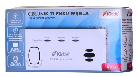 K7CO KIDDE CZUJNIK TLENKU WĘGLA I CZADU K7CO KIDDE CZUJNIK TLENKU WĘGLA I CZADU