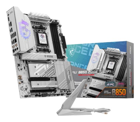 MSI MPG B850 EDGE TI WIFI płyta główna AMD B850 Gniazdo AM5 ATX MSI MPG B850 EDGE TI WIFI płyta główna AMD B850 Gniazdo AM5 ATX
