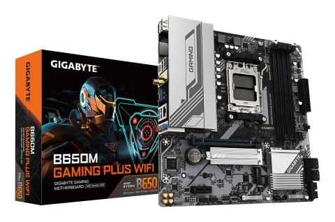 Płyta główna AMD B650 SAM5 MATX/B650M GAMING PLUS WF GIGABYTE Płyta główna AMD B650 SAM5 MATX/B650M GAMING PLUS WF GIGABYTE