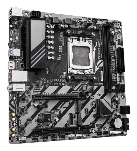 Płyta główna Gigabyte B840M D2H (B840,AM5,mATX,DDR5) Płyta główna Gigabyte B840M D2H (B840,AM5,mATX,DDR5)