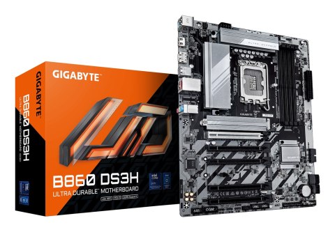 Płyta główna Gigabyte B860 DS3H (B860, S1851, ATX, DDR5) Płyta główna Gigabyte B860 DS3H (B860, S1851, ATX, DDR5)