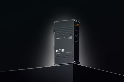 Teltonika Router przemysłowy RUT140 2x RJ45 100Mb/s, IP30 Teltonika Router przemysłowy RUT140 2x RJ45 100Mb/s, IP30
