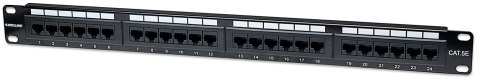 Intellinet Patch panel 19'' 24 porty UTP kat. 5e czarny Intellinet Patch panel 19'' 24 porty UTP kat. 5e czarny