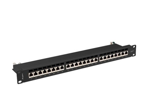 LANBERG PATCH PANEL 19" 24 PORT 1U KAT.7 FTP CZARNY PPS7-1024-B LANBERG PATCH PANEL 19" 24 PORT 1U KAT.7 FTP CZARNY PPS7-1024-B