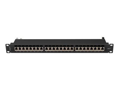 LANBERG PATCH PANEL 19" 24 PORT 1U KAT.7 FTP CZARNY PPS7-1024-B LANBERG PATCH PANEL 19" 24 PORT 1U KAT.7 FTP CZARNY PPS7-1024-B