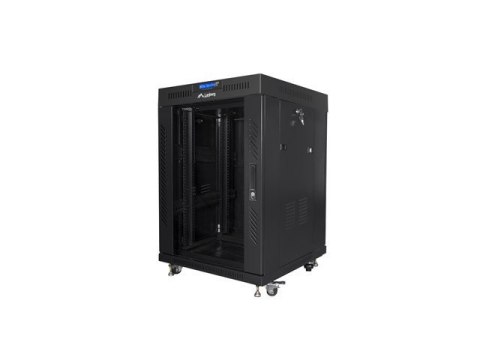LANBERG SZAFA STOJĄCA RACK 19" 15U 600X600 DRZWI SZKLANE LCD CZARNA FF01-6615-12BL (FLAT PACK) LANBERG SZAFA STOJĄCA RACK 19" 15U 600X600 DRZWI SZKLANE LCD CZARNA FF01-6615-12BL (FLAT PACK)