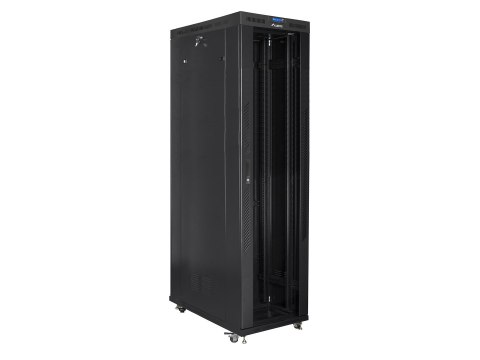 LANBERG SZAFAS TOJĄCA RACK 19" 47U 800X1200 DRZWI SZKLANE LCD CZARNA FF01-8247-12BL LANBERG SZAFAS TOJĄCA RACK 19" 47U 800X1200 DRZWI SZKLANE LCD CZARNA FF01-8247-12BL