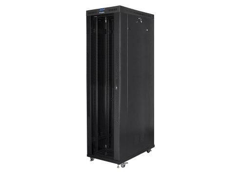 LANBERG SZAFAS TOJĄCA RACK 19" 47U 800X1200 DRZWI SZKLANE LCD CZARNA FF01-8247-12BL LANBERG SZAFAS TOJĄCA RACK 19" 47U 800X1200 DRZWI SZKLANE LCD CZARNA FF01-8247-12BL