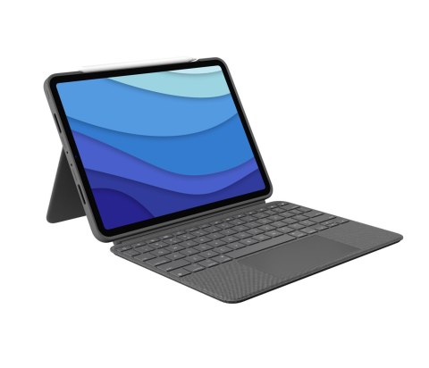 Logitech Combo Touch QWERTZ Niemiecki Smart Connector Szary Logitech Combo Touch QWERTZ Niemiecki Smart Connector Szary