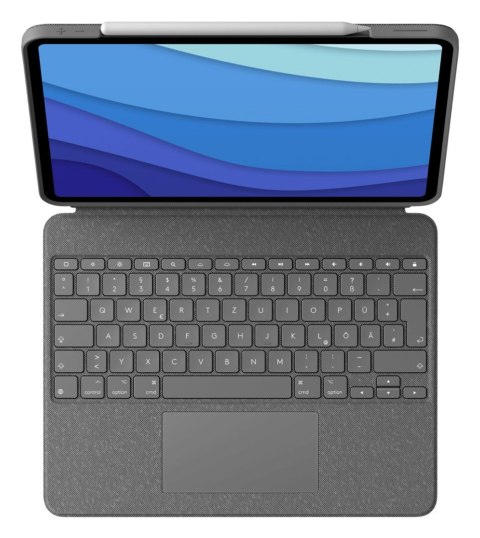 Logitech Combo Touch QWERTZ Niemiecki Smart Connector Szary Logitech Combo Touch QWERTZ Niemiecki Smart Connector Szary