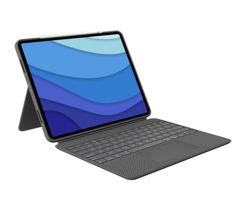 Logitech Combo Touch QWERTZ Niemiecki Smart Connector Szary Logitech Combo Touch QWERTZ Niemiecki Smart Connector Szary