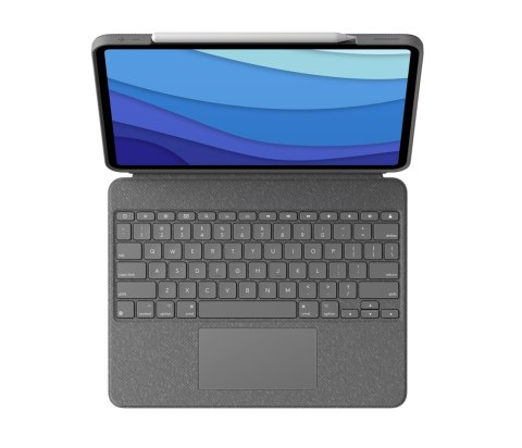 Logitech Combo Touch QWERTZ Niemiecki Smart Connector Szary Logitech Combo Touch QWERTZ Niemiecki Smart Connector Szary