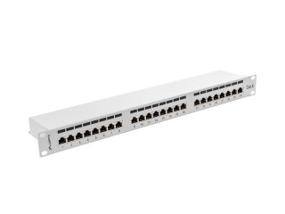 Patch panel Lanberg PPS6-1024-S (1U; kat. 6; 24xRJ-45)
