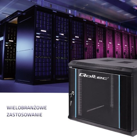 QOLTEC SZAFA RACK 19" | 9U | 600 X 500 X 450 QOLTEC SZAFA RACK 19" | 9U | 600 X 500 X 450