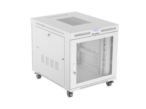 SZAFA INSTALACYJNA RACK STOJĄCA 19" 15U 800X1000 SZARA DRZWI PERFOROWANE LCD LANBERG (FLAT PACK)