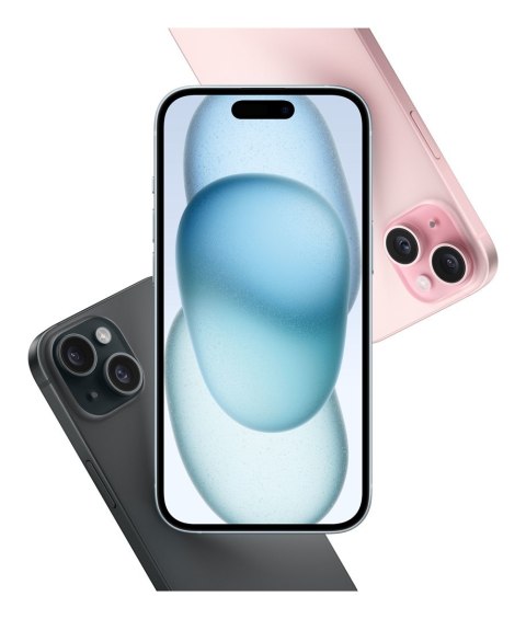 Apple iPhone 15 15,5 cm (6.1") Dual SIM iOS 17 5G USB Type-C 128 GB Czarny Apple iPhone 15 15,5 cm (6.1") Dual SIM iOS 17 5G USB Type-C 128 GB Czarny