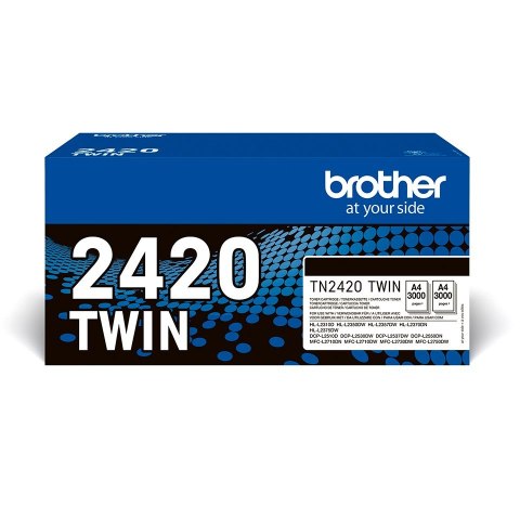 Brother TN-2420TWIN kaseta z tonerem 2 szt. Oryginalny Brother TN-2420TWIN kaseta z tonerem 2 szt. Oryginalny