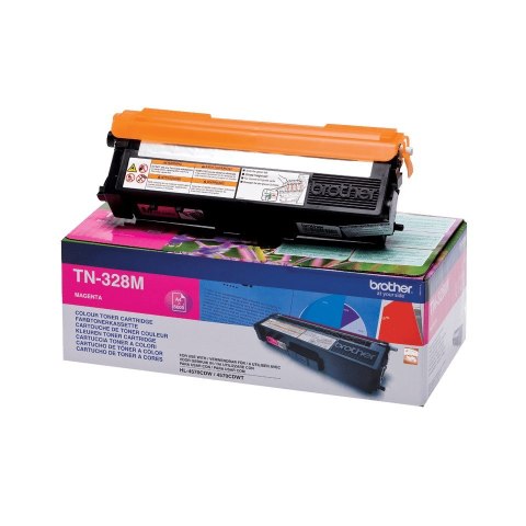 Brother TN-328M kaseta z tonerem 1 szt. Oryginalny Purpurowy Brother TN-328M kaseta z tonerem 1 szt. Oryginalny Purpurowy