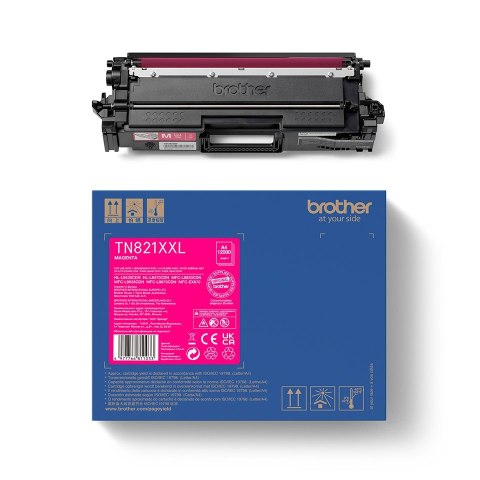 Brother TN-821XXLM kaseta z tonerem 1 szt. Oryginalny Purpurowy Brother TN-821XXLM kaseta z tonerem 1 szt. Oryginalny Purpurowy