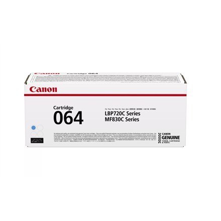 Canon 064 kaseta z tonerem 1 szt. Oryginalny Cyjan Canon 064 kaseta z tonerem 1 szt. Oryginalny Cyjan
