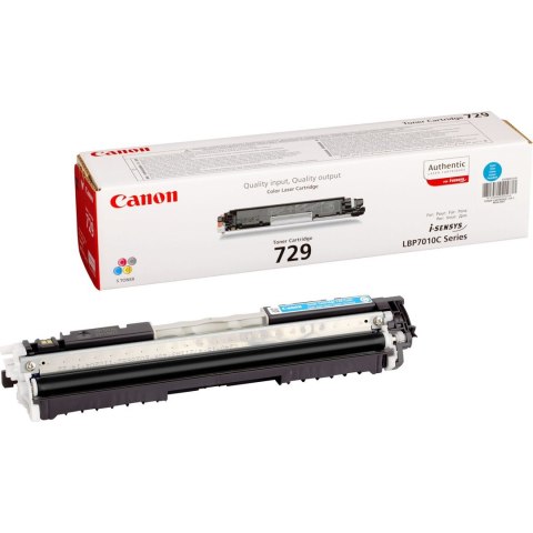 Canon CRG-729 C kaseta z tonerem 1 szt. Oryginalny Cyjan Canon CRG-729 C kaseta z tonerem 1 szt. Oryginalny Cyjan