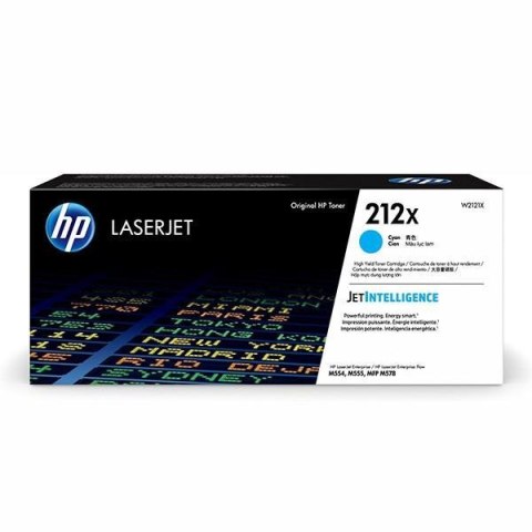 HP 212X Oryginalny wkład z błękitnym tonerem LaserJet o wysokiej wydajności HP 212X Oryginalny wkład z błękitnym tonerem LaserJet o wysokiej wydajności